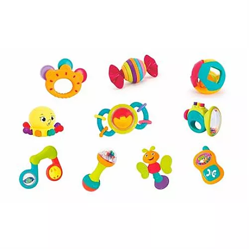 Развивающий набор погремушек (10 шт) от Hola Toys Развивающий набор погремушек (10 шт) от Hola Toys