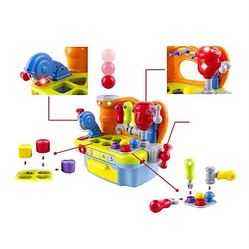 Розвиваюча іграшка сортер Стіл з інструментами від Hola Toys