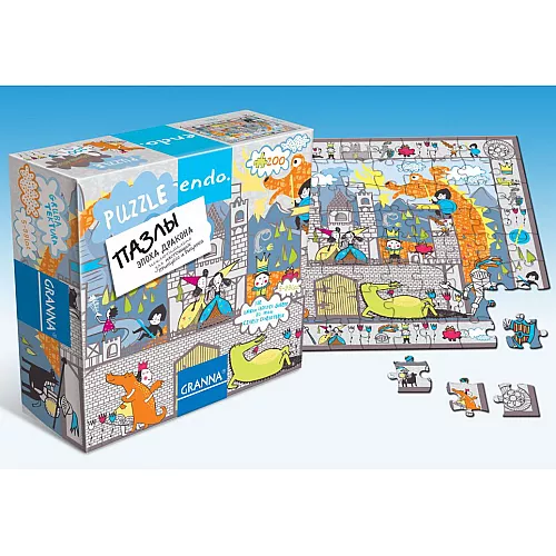 Настольная игра пазл Эпоха дракона (для 1 игрока) от Granna Настольная игра пазл Эпоха дракона (для 1 игрока) от Granna
