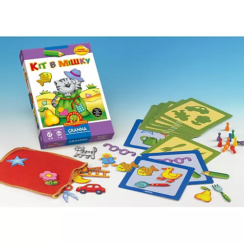 Настольная игра лото Кот в мешке (для 1-6 игроков) от Granna Настольная игра лото Кот в мешке (для 1-6 игроков) от Granna