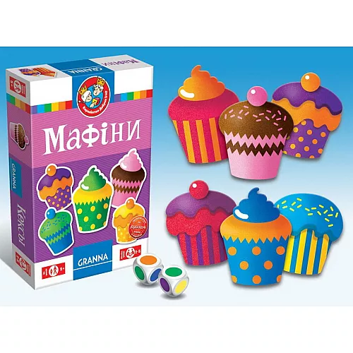 Настольная игра Маффины (для 2-5 игроков) от Granna Настольная игра Маффины (для 2-5 игроков) от Granna