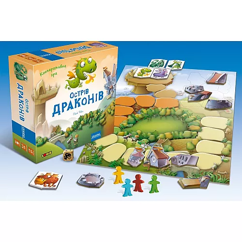 Настольная игра Остров драконов (для 2-4 игроков) от Granna Настольная игра Остров драконов (для 2-4 игроков) от Granna