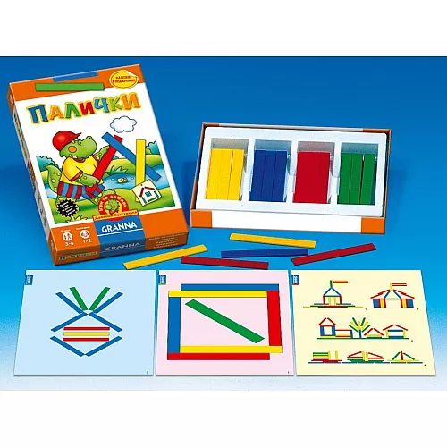 Настольная игра Палочки (для 1-2 игроков) от Granna Настольная игра Палочки (для 1-2 игроков) от Granna