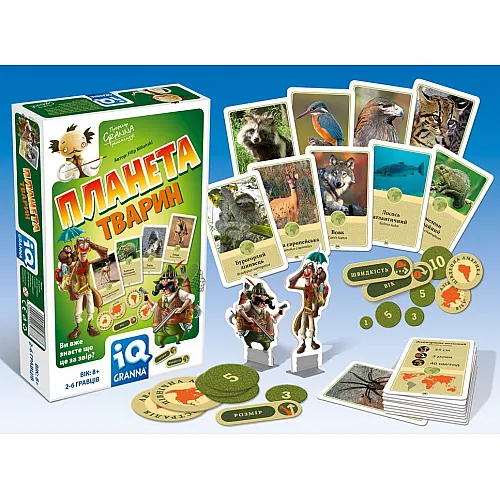 Настольная игра Планета животных (для 2-6 игроков) от Granna Настольная игра Планета животных (для 2-6 игроков) от Granna