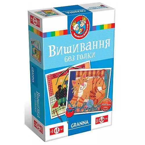 Набор для творчества шитье без иголоки Пэчворк (для 1-6 игроков) от Granna Набор для творчества шитье без иголоки Пэчворк (для 1-6 игроков) от Granna