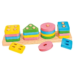 Розвиваючий набір Монтессорі сортер Геометричні фігури від Obetty