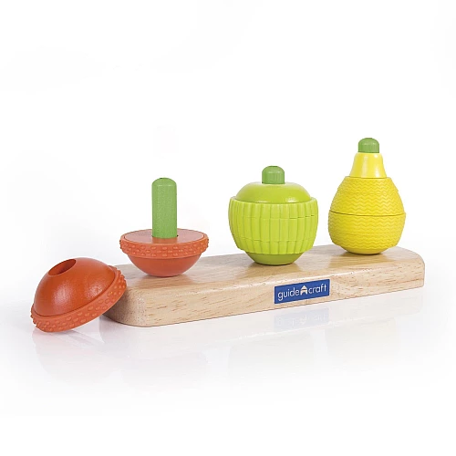 Развивающий набор Монтессори Фруктовые Пирамидки (10 шт) от Guidecraft