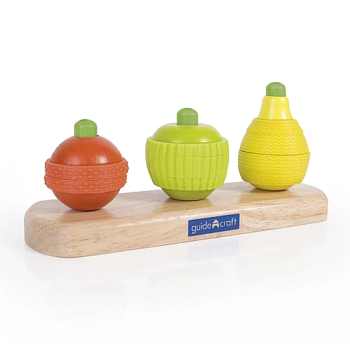 Развивающий набор Монтессори Фруктовые Пирамидки (10 шт) от Guidecraft