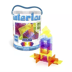 Строительный набор Монтессори Квадраты (96 деталей) от Guidecraft
