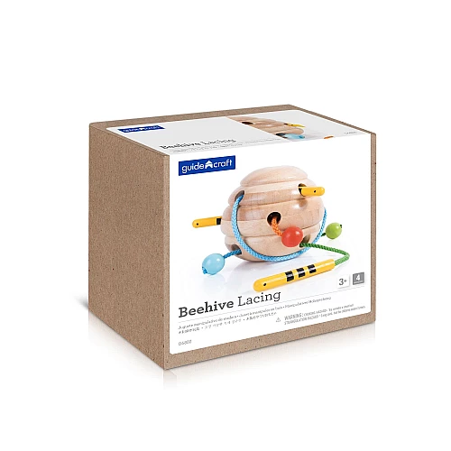 Тактильный набор шнуровка Улей (4 шт) от Guidecraft