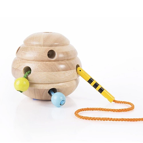 Тактильный набор шнуровка Улей (4 шт) от Guidecraft