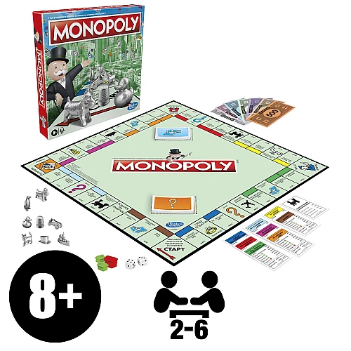 Развивающая настольная игра Монополия от Hasbro Развивающая настольная игра Монополия от Hasbro