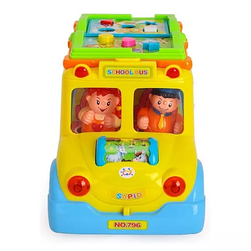 Розвиваюча сенсорна іграшка Автобус від Hola Toys Розвиваюча сенсорна іграшка Автобус від Hola Toys