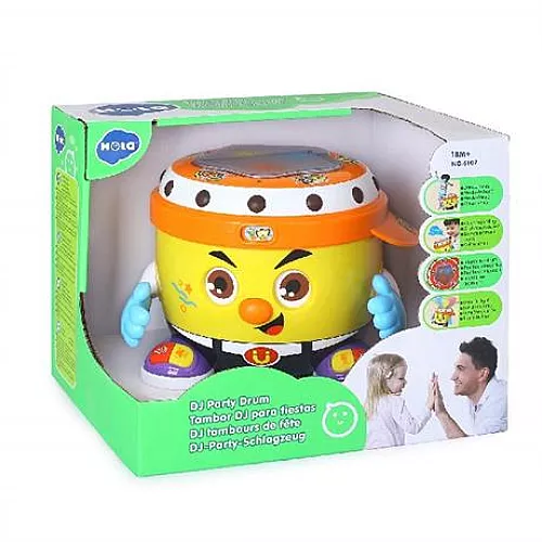 Розвиваюча музична іграшка Барабан від Hola Toys Розвиваюча музична іграшка Барабан від Hola Toys
