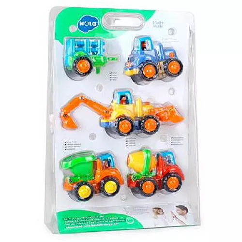 Розвиваючий набір Фермерська техніка (4 шт) від Hola Toys Розвиваючий набір Фермерська техніка (4 шт) від Hola Toys