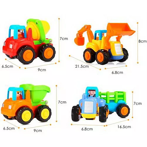 Розвиваючий набір Фермерська техніка (4 шт) від Hola Toys Розвиваючий набір Фермерська техніка (4 шт) від Hola Toys