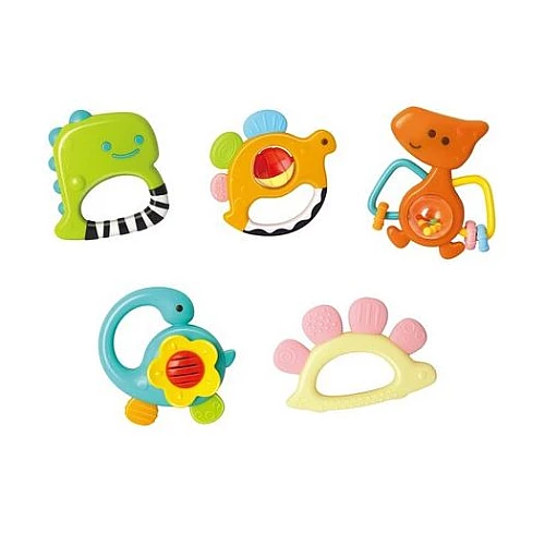 Набір брязкалець Динозаври (5 шт) від Hola Toys