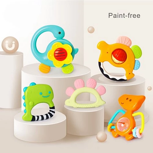 Набір брязкалець Динозаври (5 шт) від Hola Toys