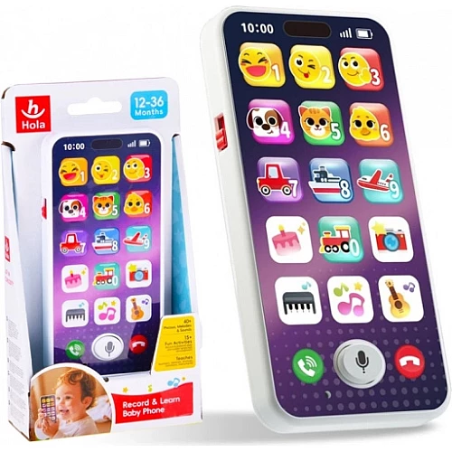 Розвиваюча музична іграшка Смартфон від Hola Toys