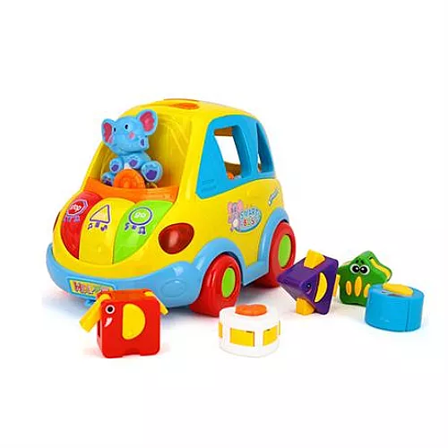 Развивающая игрушка сортер Автобус от Hola Toys Развивающая игрушка сортер Автобус от Hola Toys