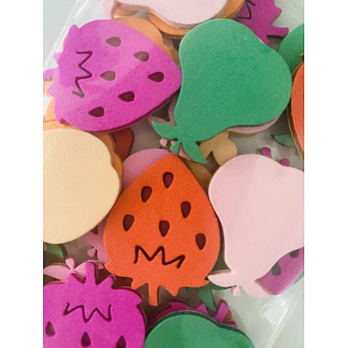 Набор для творчества мягкие наклейки Ягодки (30 шт)