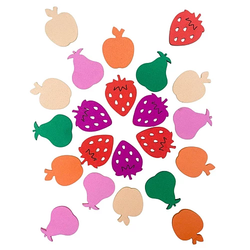 Набор для творчества мягкие наклейки Ягодки (30 шт)