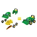Развивающий конструктор Трактор с прицепом от John Deere Kids