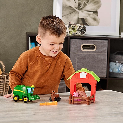 Розвиваючий конструктор Трактор із загоном від John Deere Kids Розвиваючий конструктор Трактор із загоном від John Deere Kids