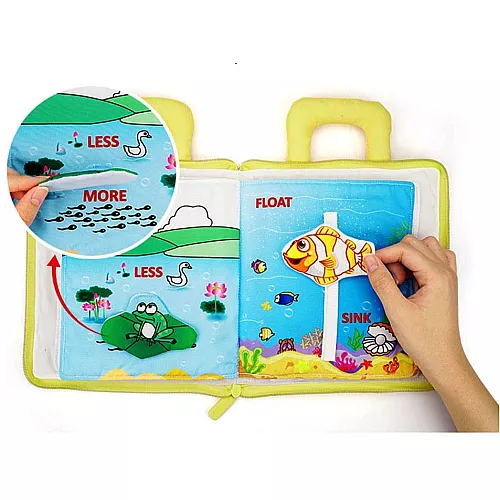 Развивающая мягкая книга Противоположности (10 тем) от Jollybaby Развивающая мягкая книга Противоположности (10 тем) от Jollybaby
