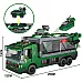 Развивающий STEM конструктор Военный грузовик с машинками (6 шт) от JOYIN
