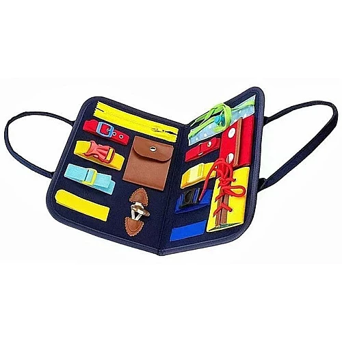 Розвиваючий Монтессорі бізіборд Блискавка, шнурівка, замки від Obetty