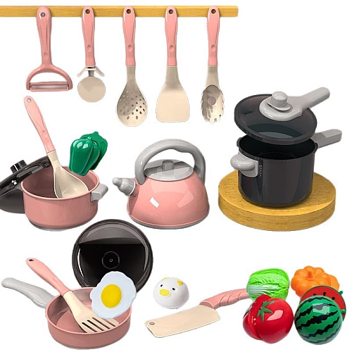 Розвиваючий набір Кухонна техніка та продукти (91 шт) від Obetty