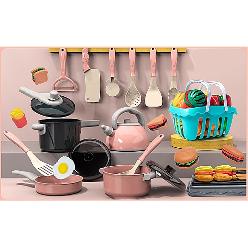 Розвиваючий набір Кухонна техніка та продукти (91 шт) від Obetty