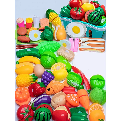 Розвиваючий набір Кухонна техніка та продукти (91 шт) від Obetty