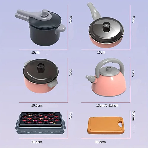 Розвиваючий набір Кухонна техніка та продукти (91 шт) від Obetty