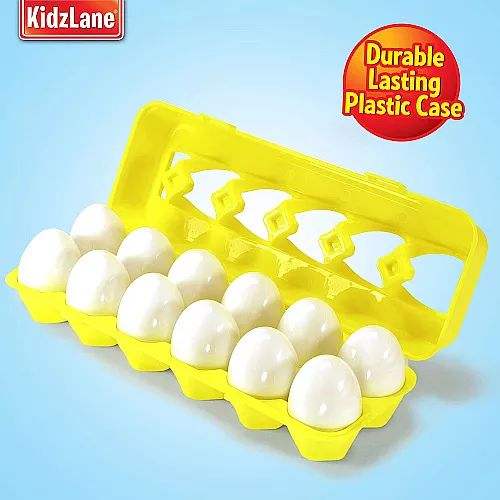 Набір для рахунку і сортування Лоток з яйцями (12 шт) від Kidzlane Набір для рахунку і сортування Лоток з яйцями (12 шт) від Kidzlane