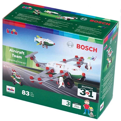 Конструктор 3 в 1 Авиационная команда Bosch (83 детали) Конструктор 3 в 1 Авиационная команда Bosch (83 детали)