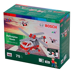 Детский конструктор 3 в 1 Команда вертолетов Bosch (74 детали)