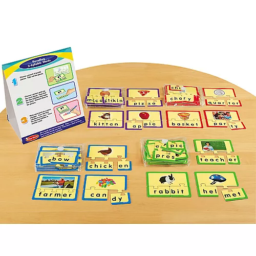Настольная игра Слова из 2-х слогов (для 2-4 игроков) от Lakeshore Настольная игра Слова из 2-х слогов (для 2-4 игроков) от Lakeshore