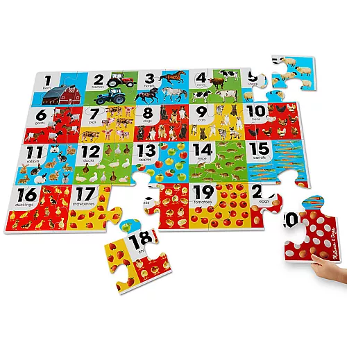 Розвиваючий набір Пазли з числами від Lakeshore