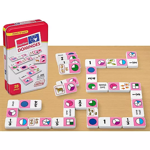 Настільна гра доміно Дроби від Lakeshore