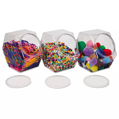 Контейнеры для материалов Craft Jars (3 шт) от Lakeshore Контейнеры для материалов Craft Jars (3 шт) от Lakeshore