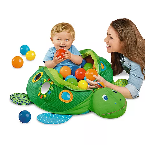Тактильно-сенсорная Черепашка с мячиками ( 60 шт) от Melissa & Doug Тактильно-сенсорная Черепашка с мячиками ( 60 шт) от Melissa & Doug