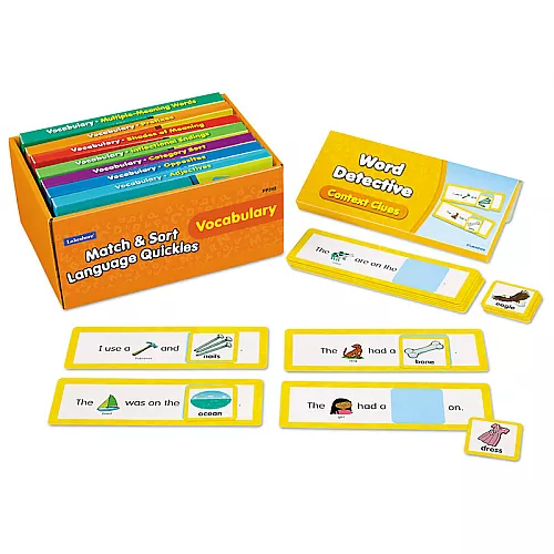 Навчальний набір Словник відповідностей і сортування (146 карток) від Lakeshore