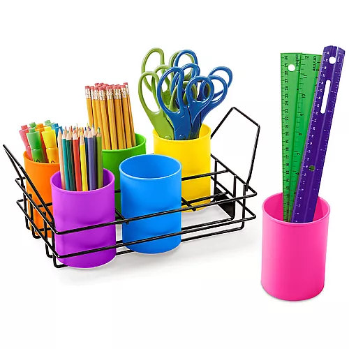 Неонова підставка з 6 неоновими стаканчиками (1 шт) від Lakeshore