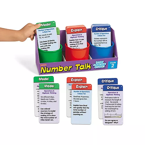 Навчальні картки Математика (2 клас 120 шт) від Lakeshore