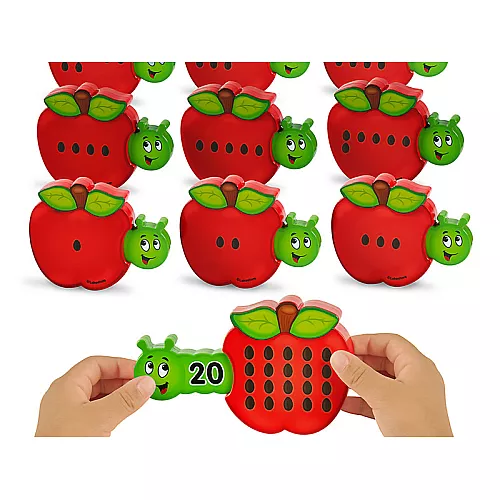 Набор для счета Яблоки и червячки (10 шт) от Lakeshore