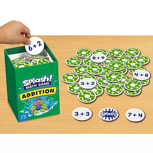 Настольная игра Splash! Сложение (108 карт) от Lakeshore Настольная игра Splash! Сложение (108 карт) от Lakeshore