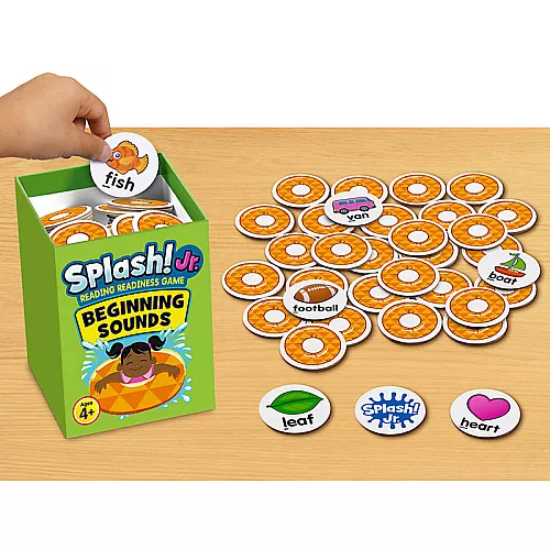 Настольная игра Splash! Начальные звуки (80 карт) от Lakeshore Настольная игра Splash! Начальные звуки (80 карт) от Lakeshore