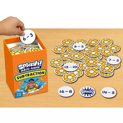 Настольная игра Splash! Вычитание (108 карт) от Lakeshore Настольная игра Splash! Вычитание (108 карт) от Lakeshore